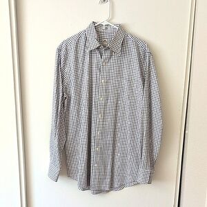 Peter Millar Mens Large Long Sleeve Button Down Shirt Plaid Preppy Office Casual